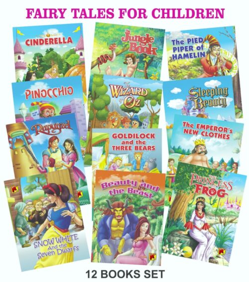 12 English Story Books Set for Kids